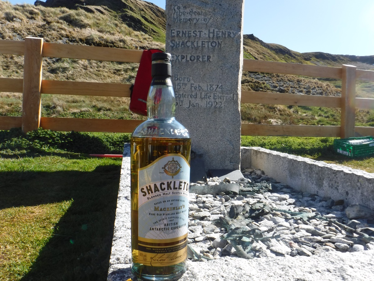 South Georgia Island: A Toast to Sir Ernest Shackleton at his Grave Site